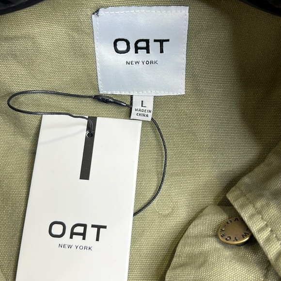OAT NEW YORK NWT WOMEN’S OLIVE GREEN ONE PIECE JUMPER SZ L - Picture 3 of 5